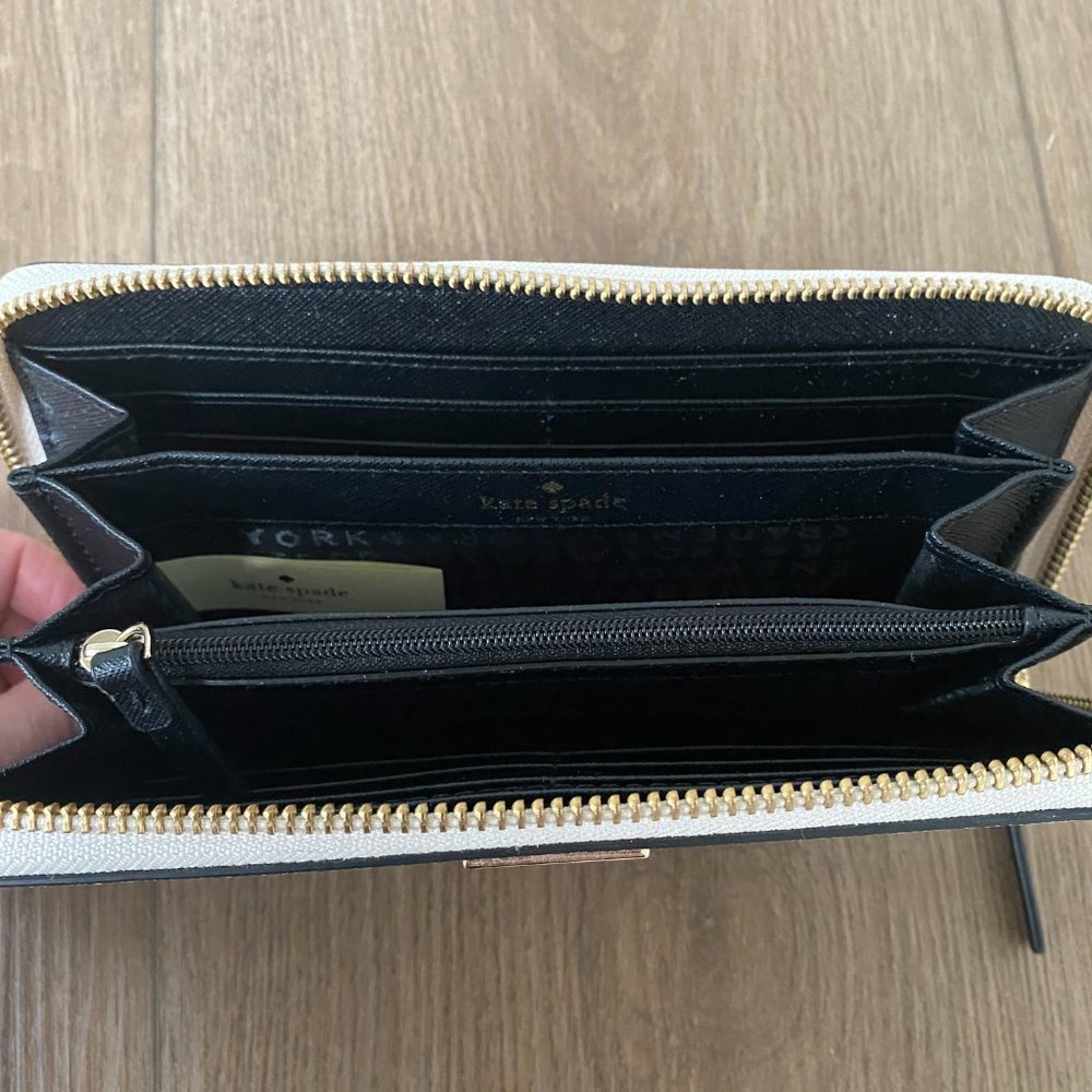 Kate Spade Wallet — Kate Spade Laurel Way Two-Toned Large Wallet - Picture 3 of 5